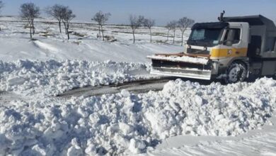 اسدی: ارتفاع برف اخیر در برخی مناطق فیروزکوه به ۲متر رسید